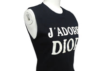 Load image into Gallery viewer, 新品未使用 Christian Dior クリスチャンディオール J&#39;ADORE ジャドール タンクトップ 3A16155300 サイズ38 ホワイト ブラック 中古 4c068388