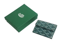 Load image into Gallery viewer, 極美品 GOYARD ゴヤール マリニー ウォレット コインケース 小銭入れ カードケース PVC レザー グリーン MARIGNPMLTY09CL09P 中古 4c068389