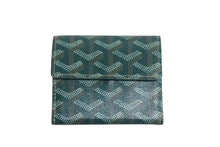 Load image into Gallery viewer, 極美品 GOYARD ゴヤール マリニー ウォレット コインケース 小銭入れ カードケース PVC レザー グリーン MARIGNPMLTY09CL09P 中古 4c068389
