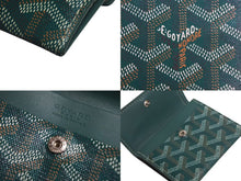 Load image into Gallery viewer, 極美品 GOYARD ゴヤール マリニー ウォレット コインケース 小銭入れ カードケース PVC レザー グリーン MARIGNPMLTY09CL09P 中古 4c068389