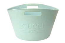 Load image into Gallery viewer, GUCCI グッチ ランドリーバッグ バケツバッグ 511261 ティファニーブルー ラバー 中古 4c068390