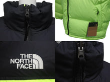 Load image into Gallery viewer, 極美品 THE NORTH FACE ザノースフェイス ヌプシ ダウンジャケット イエローグリーン 海外限定 721221 中古 4c068391
