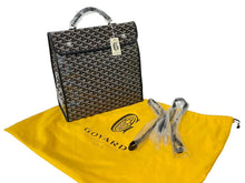 画像をギャラリービューアに読み込む, 新品未使用 GOYARD ゴヤール サンレジェ バックパック リュック STLEGEMMLTY01CG01P ブラック シルバー金具 中古 4c068394