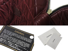 画像をギャラリービューアに読み込む, 新品同様 CHANEL シャネル ココマーク バニティバッグ ハンドバッグ キルティング ラムスキン ブラック 22番台 中古 4c068404