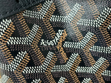 画像をギャラリービューアに読み込む, 新品未使用 Goyard ゴヤールプティ フロ バケット ショルダーバッグ 巾着型 PVC レザー ブラウン ブラック シルバー 中古 4c068407