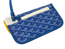 Load image into Gallery viewer, 新品未使用 GOYARD ゴヤール サンルイPM トートバッグ STLOUIPMLTY10CL10P PVC レザー ヘリンボーン ブルー 中古 4c068409
