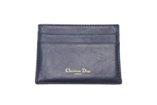 Load image into Gallery viewer, Christian Dior クリスチャンディオール カードケース 42 MA 0281 オブリーク レザー キャンバス ロゴ金具 美品 中古 4c068425