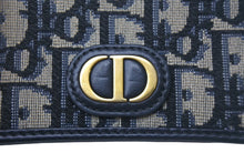 Load image into Gallery viewer, Christian Dior クリスチャンディオール カードケース 42 MA 0281 オブリーク レザー キャンバス ロゴ金具 美品 中古 4c068425