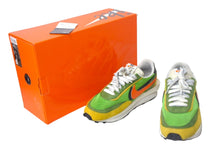 Load image into Gallery viewer, NIKE ナイキ Sacai サカイ LD WAFFLE ワッフル ローカットスニーカー グリーン マルチカラー 19SS サイズ27.5cm 美品 中古 4c068431