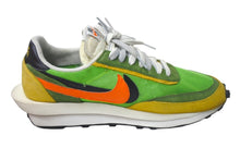 Load image into Gallery viewer, NIKE ナイキ Sacai サカイ LD WAFFLE ワッフル ローカットスニーカー グリーン マルチカラー 19SS サイズ27.5cm 美品 中古 4c068431