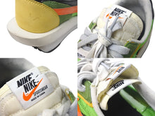 Load image into Gallery viewer, NIKE ナイキ Sacai サカイ LD WAFFLE ワッフル ローカットスニーカー グリーン マルチカラー 19SS サイズ27.5cm 美品 中古 4c068431