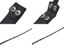 画像をギャラリービューアに読み込む, ChromeHearts クロムハーツ ベルト 1/1 限定 スタッズ リング USA製 レザー シルバー925 ブラック サイズ36 美品 中古 4c068450