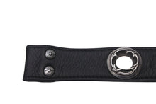 画像をギャラリービューアに読み込む, ChromeHearts クロムハーツ ベルト 1/1 限定 スタッズ リング USA製 レザー シルバー925 ブラック サイズ36 美品 中古 4c068450