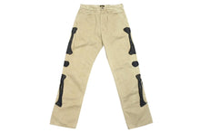 Load image into Gallery viewer, 極美品 KAPITAL キャピタル Chino Mexican Tuxedo 5P OKAGILLY EK-1535 サイズ32 ボーン刺繍 メキシカンチノパンツ ベージュ 中古 4c068455