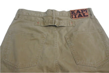 Load image into Gallery viewer, 極美品 KAPITAL キャピタル Chino Mexican Tuxedo 5P OKAGILLY EK-1535 サイズ32 ボーン刺繍 メキシカンチノパンツ ベージュ 中古 4c068455