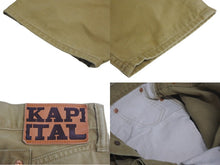 Load image into Gallery viewer, 極美品 KAPITAL キャピタル Chino Mexican Tuxedo 5P OKAGILLY EK-1535 サイズ32 ボーン刺繍 メキシカンチノパンツ ベージュ 中古 4c068455