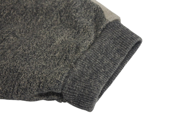 Very Good Condition KAPITAL Capital GRANDRELLE FLEECE KNIT Sweatshirt EK-1541LC Size 2 Gray Beige Cotton Used 4c068458xx