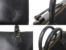 画像をギャラリービューアに読み込む, LOUIS VUITTON ルイヴィトン スピーディ30 ハンドバッグ M59022 エピレザー ブラック ゴールド金具 美品 中古 4c068463