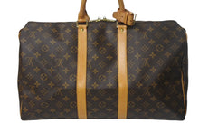 画像をギャラリービューアに読み込む, LOUIS VUITTON ルイヴィトン キーポル45 ボストンバッグ M41428 モノグラムキャンバス ブラウン ゴールド金具 美品 中古 4c068466