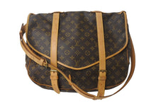 Load image into Gallery viewer, LOUIS VUITTON ルイヴィトン ショルダーバッグ モノグラム ブラウン ソミュール 43 M42252 ゴールド 良品 中古 4c068467