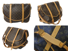 Load image into Gallery viewer, LOUIS VUITTON ルイヴィトン ショルダーバッグ モノグラム ブラウン ソミュール 43 M42252 ゴールド 良品 中古 4c068467