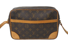 画像をギャラリービューアに読み込む, LouisVuitton ルイヴィトン モノグラム トロカデロ27 ショルダーバッグ M51274 PVC ヌメ革 ブラウン ゴールド金具 美品 中古 4c068469