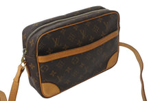 画像をギャラリービューアに読み込む, LouisVuitton ルイヴィトン モノグラム トロカデロ27 ショルダーバッグ M51274 PVC ヌメ革 ブラウン ゴールド金具 美品 中古 4c068469