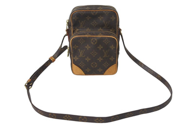 LOUIS VUITTON ルイヴィトン アマゾン ショルダーバッグ モノグラム M45236 ブラウン ゴールド金具 美品 中古 4c068470