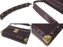 Load image into Gallery viewer, 極美品 LOUIS VUITTON ルイヴィトン スハリ エマーブル ハンドバッグ M92849 レザー プラム パープル ゴールド金具 中古 4c068483