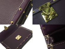 Load image into Gallery viewer, 極美品 LOUIS VUITTON ルイヴィトン スハリ エマーブル ハンドバッグ M92849 レザー プラム パープル ゴールド金具 中古 4c068483