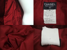 Load image into Gallery viewer, CHANEL BOUTIQUE シャネル ベロア ナポレオン ジャケット レッド 802427 93A サイズ34 美品 中古 4c068485