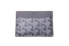 Load image into Gallery viewer, 新品同様品 GOYARD ゴヤール サンシュルピス カードケース ウォレット STSULPPMLTY51CL51X グレー 中古 4c068497