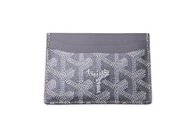 Load image into Gallery viewer, 新品同様品 GOYARD ゴヤール サンシュルピス カードケース ウォレット STSULPPMLTY51CL51X グレー 中古 4c068497