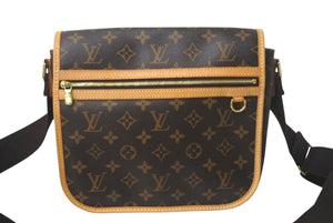 極美品 LOUIS VUITTON ルイ ヴィトン メッセンジャー ボスフォールPM ショルダーバッグ M40106 モノグラム ブラウン 中古 4c068504