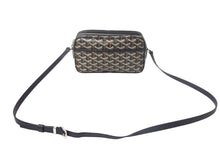 Load image into Gallery viewer, GOYARD ゴヤール カップヴェールPMバッグ ショルダーバッグ CAPVE2PMLTY01CL01P ブラック PVC レザー シルバー金具 美品 中古 4c068505