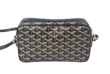 Load image into Gallery viewer, GOYARD ゴヤール カップヴェールPMバッグ ショルダーバッグ CAPVE2PMLTY01CL01P ブラック PVC レザー シルバー金具 美品 中古 4c068505