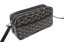 Load image into Gallery viewer, GOYARD ゴヤール カップヴェールPMバッグ ショルダーバッグ CAPVE2PMLTY01CL01P ブラック PVC レザー シルバー金具 美品 中古 4c068505