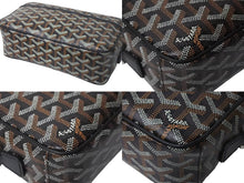 Load image into Gallery viewer, GOYARD ゴヤール カップヴェールPMバッグ ショルダーバッグ CAPVE2PMLTY01CL01P ブラック PVC レザー シルバー金具 美品 中古 4c068505