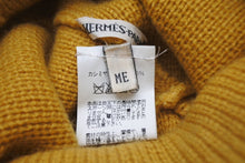 Load image into Gallery viewer, HERMES エルメス ニット帽 マルジェラ期 帽子 キャップ イタリア製 カシミヤ イエロー 美品 中古 4c068506