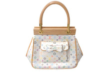 画像をギャラリービューアに読み込む, 新品同様 LouisVuitton ルイヴィトン サテン アベリア ハンドバッグ M92936 モノグラムマルチカラーサテン ウッド 中古 4c068511