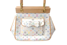 画像をギャラリービューアに読み込む, 新品同様 LouisVuitton ルイヴィトン サテン アベリア ハンドバッグ M92936 モノグラムマルチカラーサテン ウッド 中古 4c068511