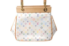 画像をギャラリービューアに読み込む, 新品同様 LouisVuitton ルイヴィトン サテン アベリア ハンドバッグ M92936 モノグラムマルチカラーサテン ウッド 中古 4c068511