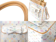 画像をギャラリービューアに読み込む, 新品同様 LouisVuitton ルイヴィトン サテン アベリア ハンドバッグ M92936 モノグラムマルチカラーサテン ウッド 中古 4c068511