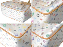 画像をギャラリービューアに読み込む, 新品同様 LouisVuitton ルイヴィトン サテン アベリア ハンドバッグ M92936 モノグラムマルチカラーサテン ウッド 中古 4c068511