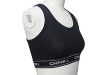 Load image into Gallery viewer, 極美品 CHANEL シャネル アンダーウェア 下着 セットアップ P03020V01014 サイズ 38 コットン ロゴ ブラック 中古 4c068513