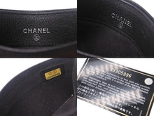 Load image into Gallery viewer, CHANEL シャネル ココマーク カメリア カードケース 財布 A46508 クルーズライン 13番台 花柄 レザー ブラック 良品 中古 4c068523