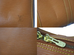 LOUIS VUITTON ルイヴィトン キーポル55 ボストンバッグ ジパングゴールド エピレザー M42958 ゴールド金具 美品 中古 4c068528