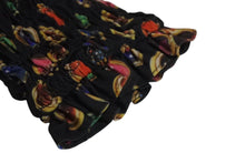 画像をギャラリービューアに読み込む, 新品同様 CHANEL シャネル ブラウス P70157V48980 サイズ34 21SS ココマーク ブラック 総柄 ポリエステル ポリウレタン 中古 4c068533