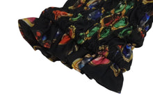 画像をギャラリービューアに読み込む, 新品同様 CHANEL シャネル ブラウス P70157V48980 サイズ34 21SS ココマーク ブラック 総柄 ポリエステル ポリウレタン 中古 4c068533