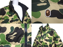 Load image into Gallery viewer, 新品未使用 A Bathing Ape アベイシングエイプ ダウンジャケット リバーシブル OZXDNM144007L カーキ ベージュ ブラック サイズL 4c068541